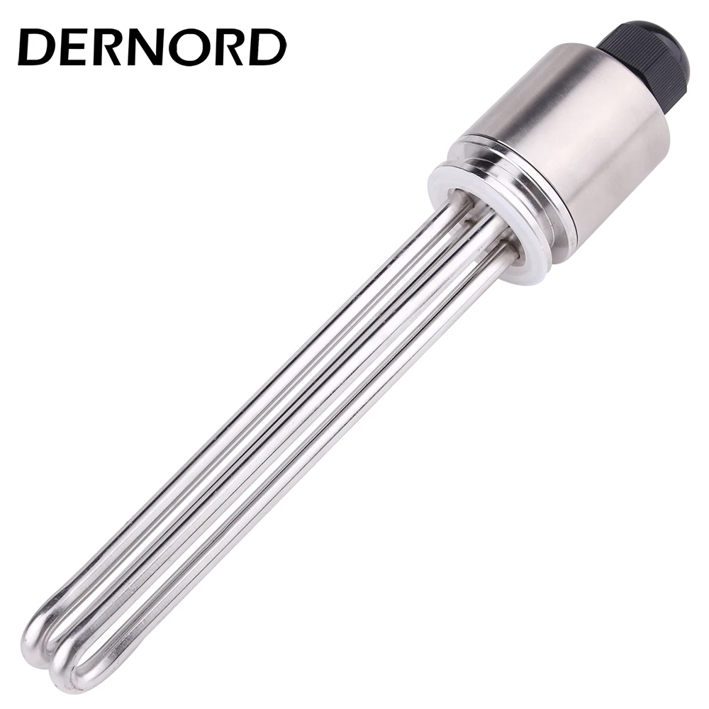 DERNORD SUS304 Electric Immersion Tube 1.5'' Tri Clamp Brewing Heating