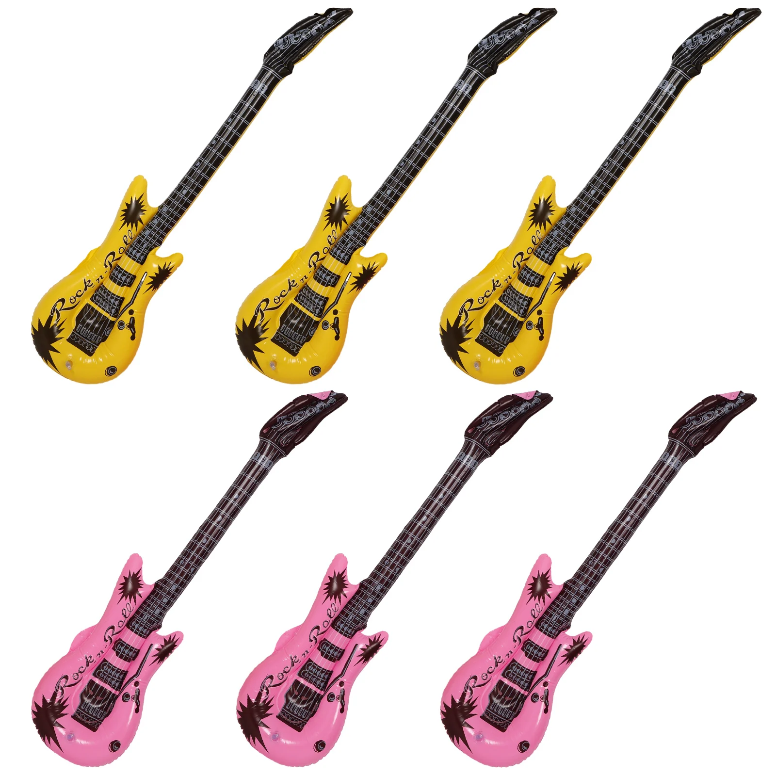 

Inflatable Guitar Balloons Blow Up Musical Instrument Party Props Favor Carnival Party Adult Kids Birthday Party Decoration