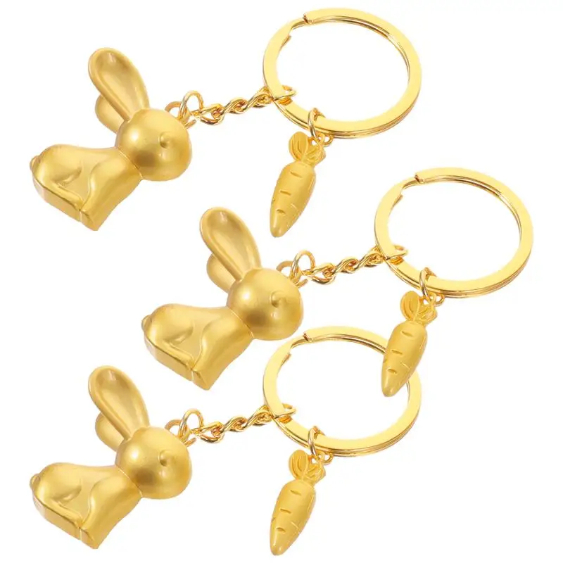 

3pcs Lovely Rabbit Keychains Rabbit Keychain Kids Rabbit Keyrings Backpack Pendant Backpack Keychains Keychain For Kids