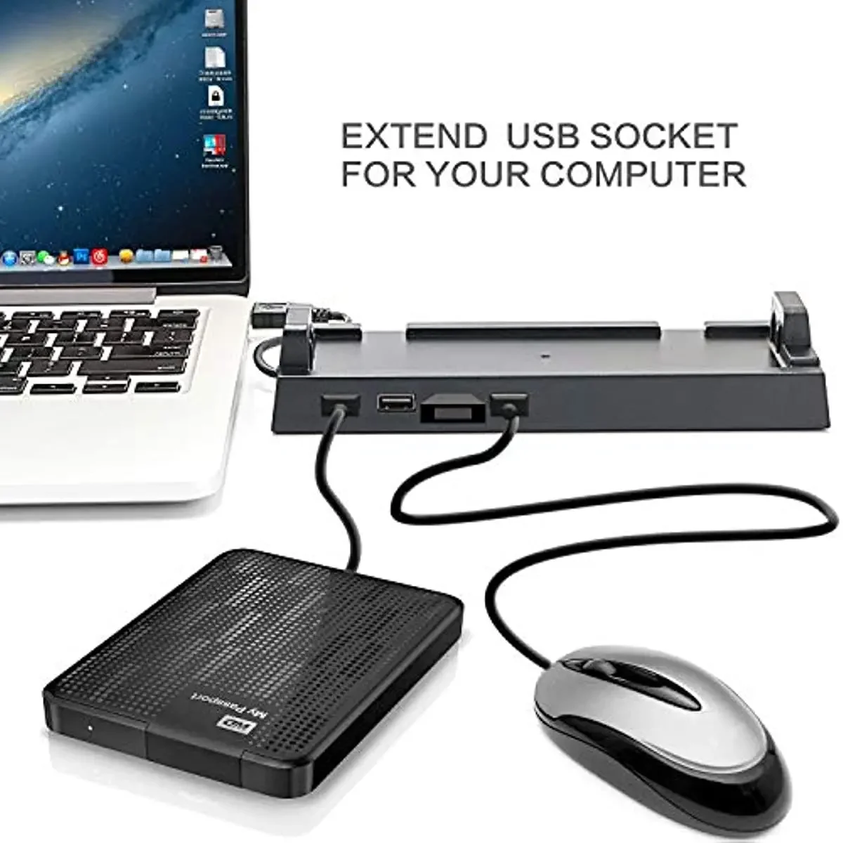 Hub Dock for Switch,USB Hub for Switch with 4 Output Ports Wired Pro Controllers, JoyPad Dock, Controller Adapter