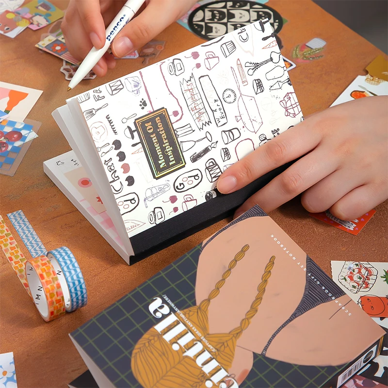 빈티지 문구 세트 귀여운 감성 저널 스크랩북킹 키트 스티커 포함 DIY 노트북 장식 카드 공예 용품