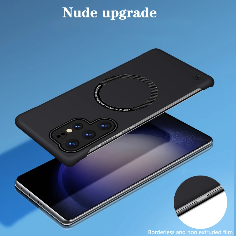 Ultra-Thin Hard Plastic Magnetic Wireless Charging Case