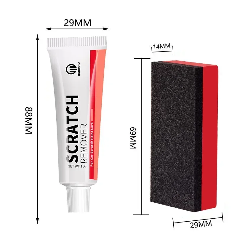 Car Repair Tool Scratch Repair Wax Kit Grinding Paste Paint Care Auto Polishes Care Set Auto Body Compound Polishing Cleaner 3