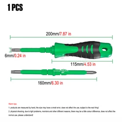 Dual - Use Insulated Screwdriver for Home Appliance and Circuit Repair (1 PCS)