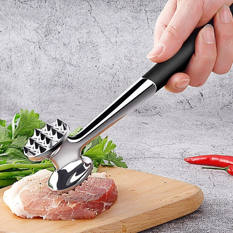 1pcs Hit The Meat Hammer Double-Sided Loose Meat Hammer Pork Steak Fluffy Tender Mince Hammer Creative Kitchen Tools Kitchen 1pcs Hit The Meat Hammer Double-Sided Loose Meat Hammer Pork Steak Fluffy Tender Mince Hammer Creative Kitchen Tools Kitchen