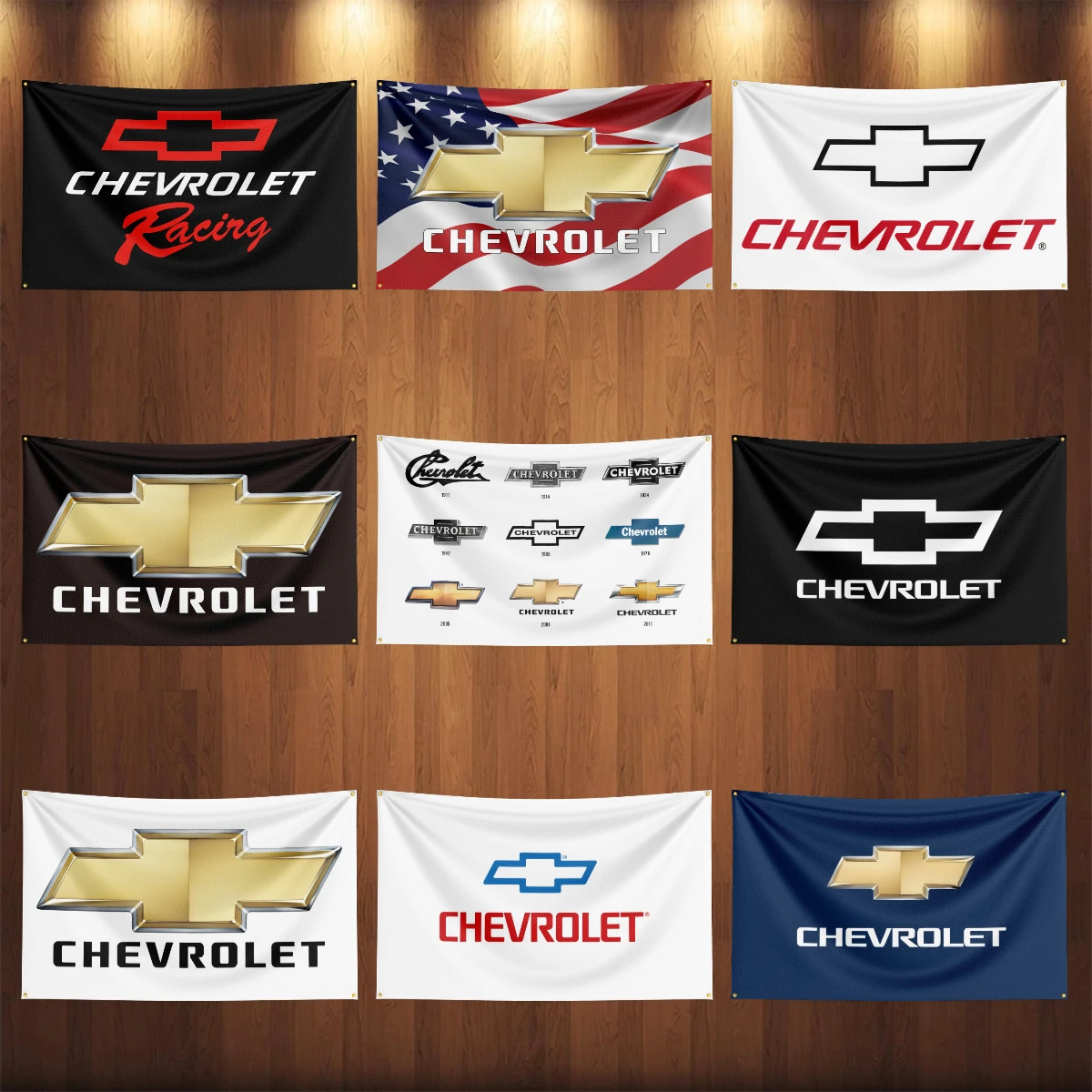 

90x150CM C-chevrolets Car Flag Banner For Car Racing Decoration Poster Tapestry Polyester Outdoor Home