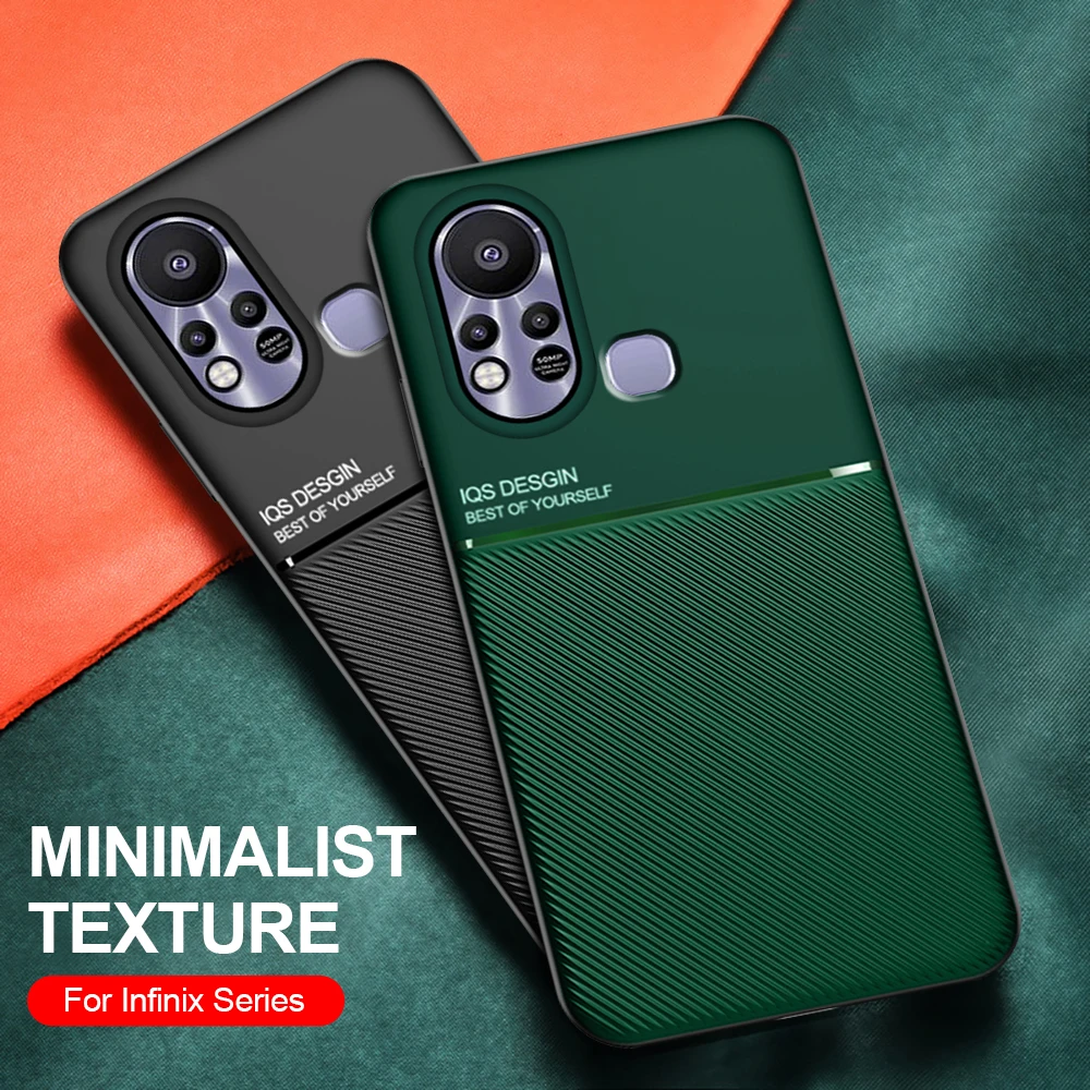Coque téléphone en cuir mat pour modèles infinix hot_voghion.com