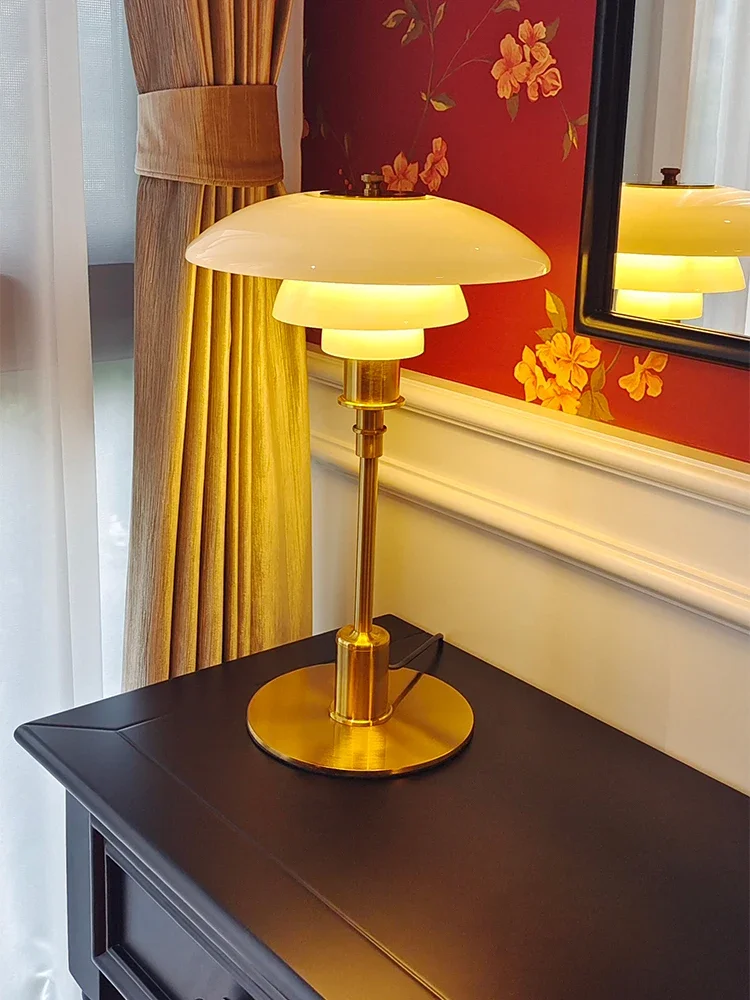NordicDanishDesignerBedsideTableLampRetroMedievalBauhausDeskLightPHLivingRoomBedroomDecorationStudyFloor-AliExpress39
