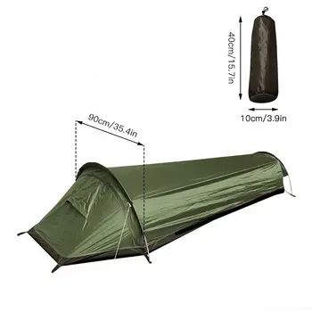 신제품 휴대용 해변 슬리핑 텐트, 성인 배낭 텐트, 야외 캠핑 슬리핑 백 텐트, 경량 싱글 텐트