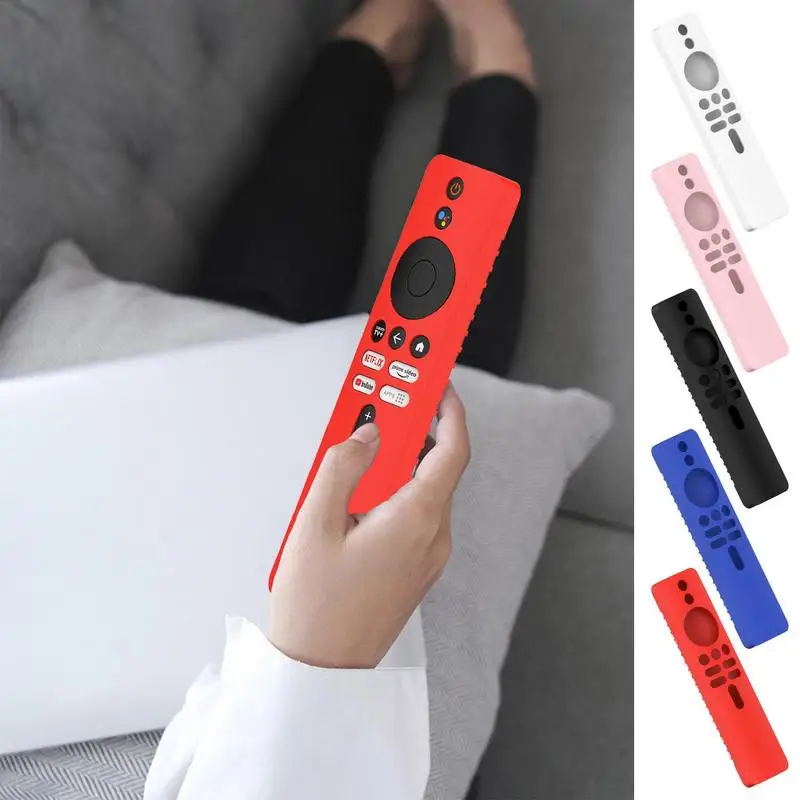Silicone Remote Case Remote Case ForXiaomi 4K TV MiBoX 2nd Gen Remotes TV Stick Control Cover Silicone Shockproof Skin-Friendly Remote Protector