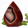 Natural Stone Red Agate Crystal Druzy Geode Freeform Home Room Decoration Spiritual Meditation Chakra Reiki Healing Crystals 1