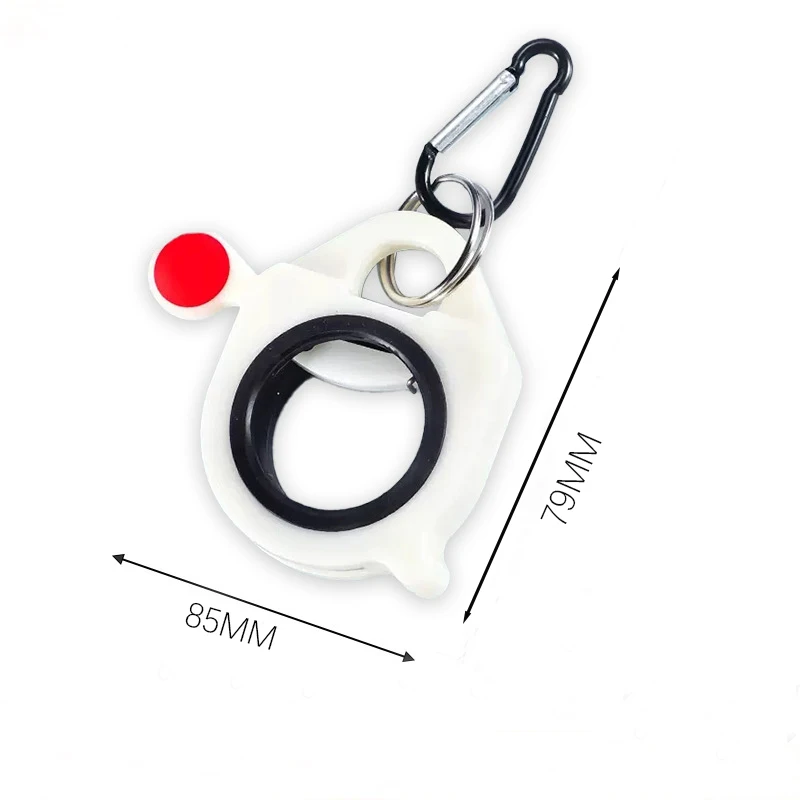 Portable Fluorescent Reusable Cable Tie Organizer and Storage Solution