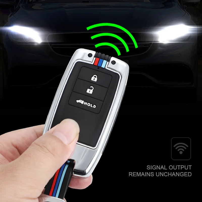 Custodia per chiave a distanza intelligente per auto in lega di zinco per ACURA RLX RDX MDX ILX TLX 2016 accessori per auto - S62a4ecabed604f9daf4defa5b9897026o