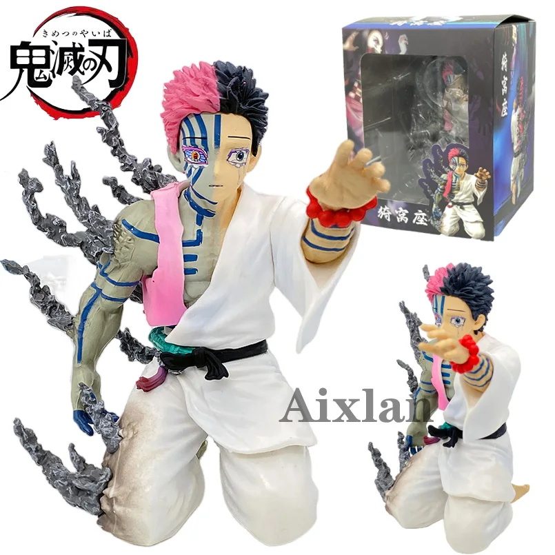 17cm Demon Slayer Anime Figure Juuni Kitsuki Akaza Pvc Action Figure