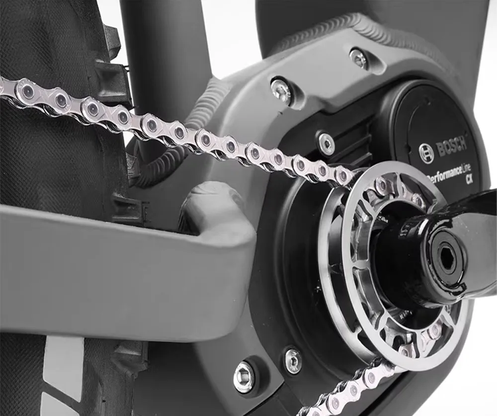 KMC e-bike Serie 8-12s Bicicletta con assistenza elettrica Scudo per catena universale Tech Scudo circolare Tecnologia di rivettatura - immagine 6