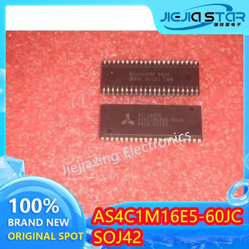

(5/20pieces) AS4C1M16E5-60JC AS4C1M16E5 SOJ42 chip integrated IC 100% new original electronics