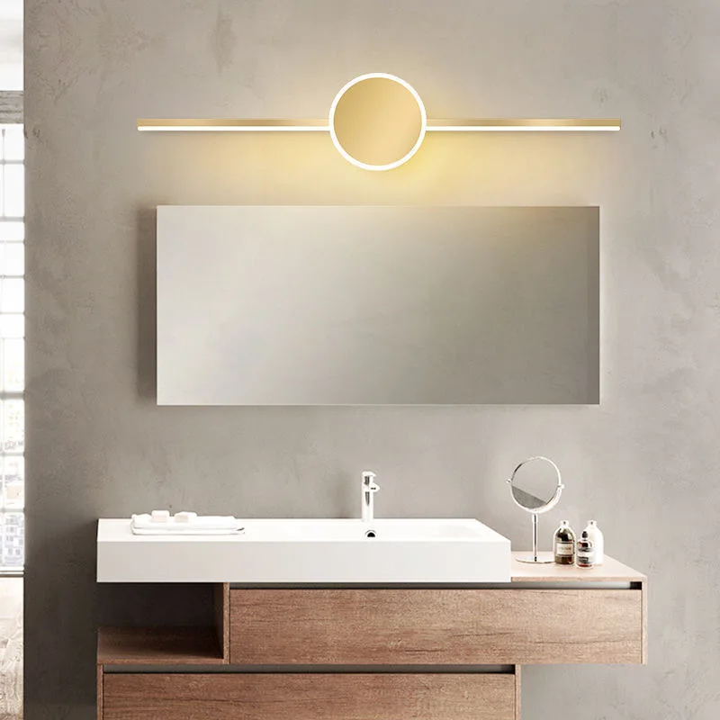 

Led Wall Lamps For Bathroom Living Room White Black Iron Aluminum Acrylic Base Indoor Mirror Lights Lighting Luminaria Wandlamp