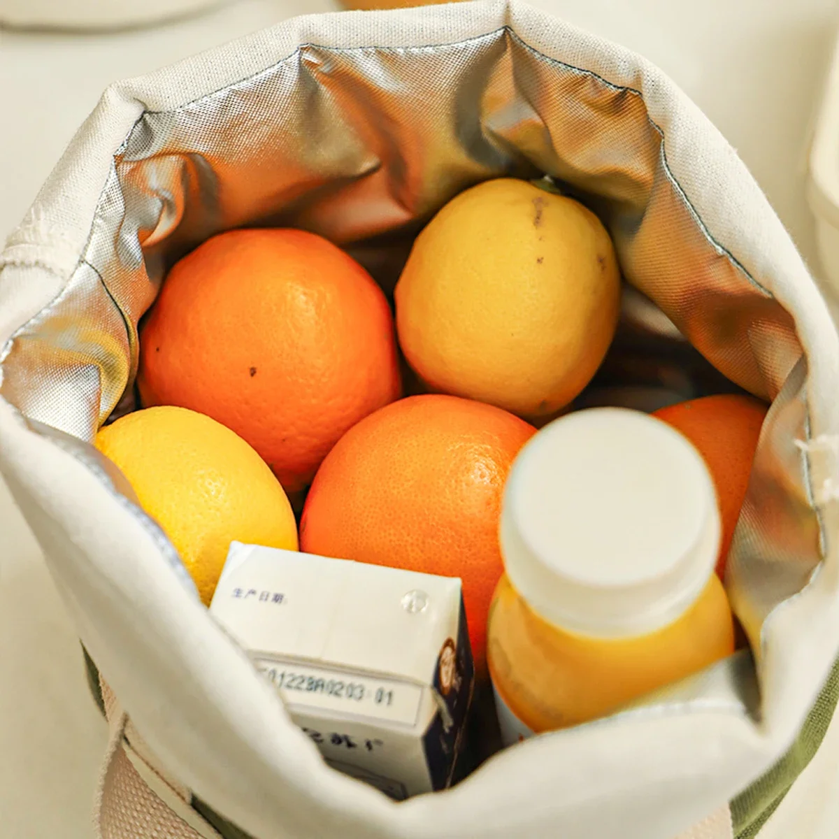 Japanese-Style Thickened Wear-Resistant Canvas Lunch Bag, Portable Lunch Bag, Portable Lunch Bag For Students And Office Workers