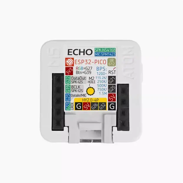 M5Stack ATOM ECHO Programmable smart speaker with built-in ESP32 Bluetooth WiFi Internet of Things ATOM ECHO image 3