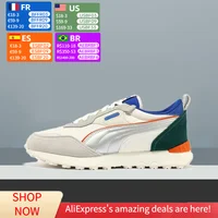 Puma Rider FV : baskets décontractées basses élégantes, haute performance, amortissantes, offrant un bon maintien et un ajustement parfait (unisexe) - Blanc 387672-46 1