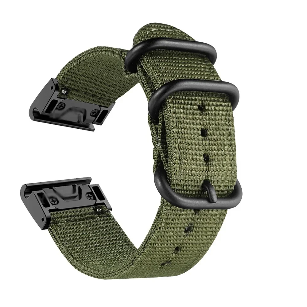 Durable Nylon QuickFit Watch Band – Universal 26mm Strap