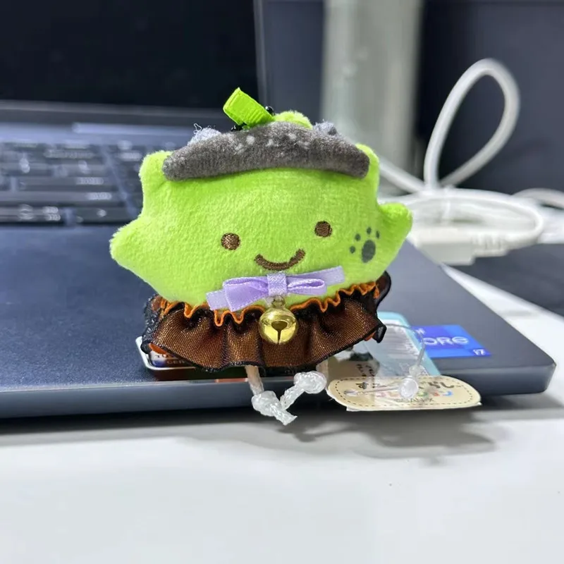6cm Halloween Decoration Sumikkogurashi Plush  cute Keychains Fry Shrimps Weeds Pendent Kawaii Xmas Toys Gifts for Kids 6