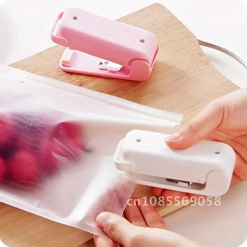 

Portable Mini Household Machine Heat Sealer Capper Food Saver For Plastic Bags Package Snack Bag Sealer Kitchen Hot Best