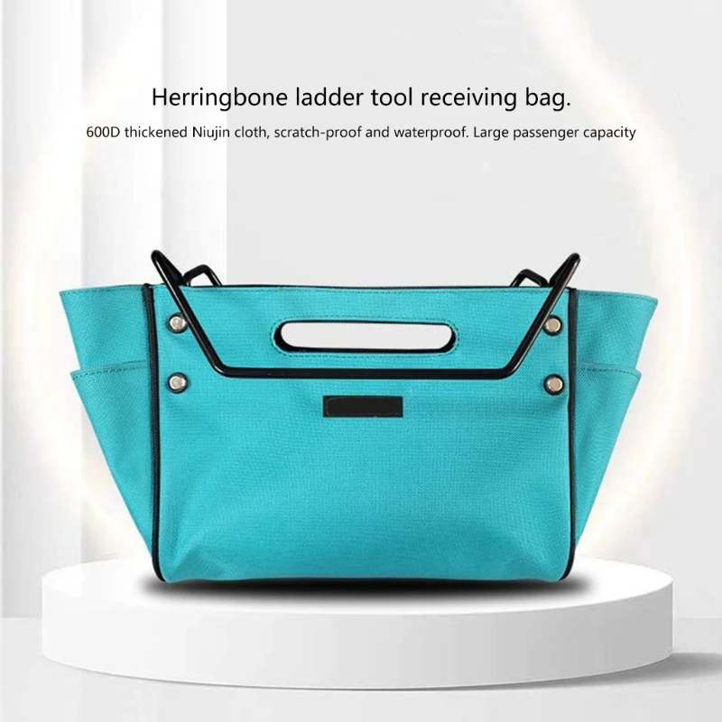 Convenient Folding Tool Portable Cloth Bag Ladder Bag Handy Tool Storage Bag Multifunctional Bag for Repair Work