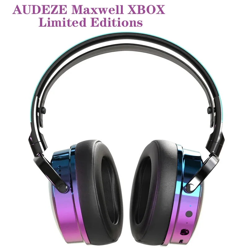 אוזניות גיימינג אלחוטיות AUDEZE Maxwell XBOX Limited Edition HIFI Bluetooth למחשב/PS5/Xbox Playstation Esports Gaming