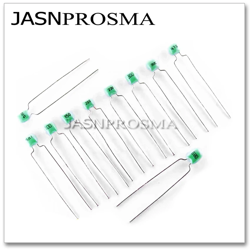 Jasnprosma-capacitor Cerâmico Monolítico Verde 500 Pcs 63v 15nf 22nf 33nf 47nf 68nf 100nf 153 223 333 473 104 508 mm k 10 - Image 2