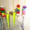Interactive Elastic Funny Stick Toy with Feather Bell Long Rope for Kittens Hanging Swing Teasing Cat Pet Play Accessories 2