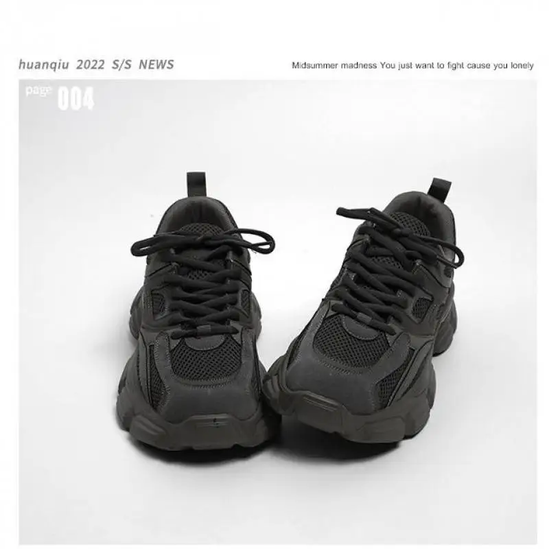 

Men's shoes 2024 Global casual sports shoes men's black new shoes increase tide brand Daddy shoes men's couple