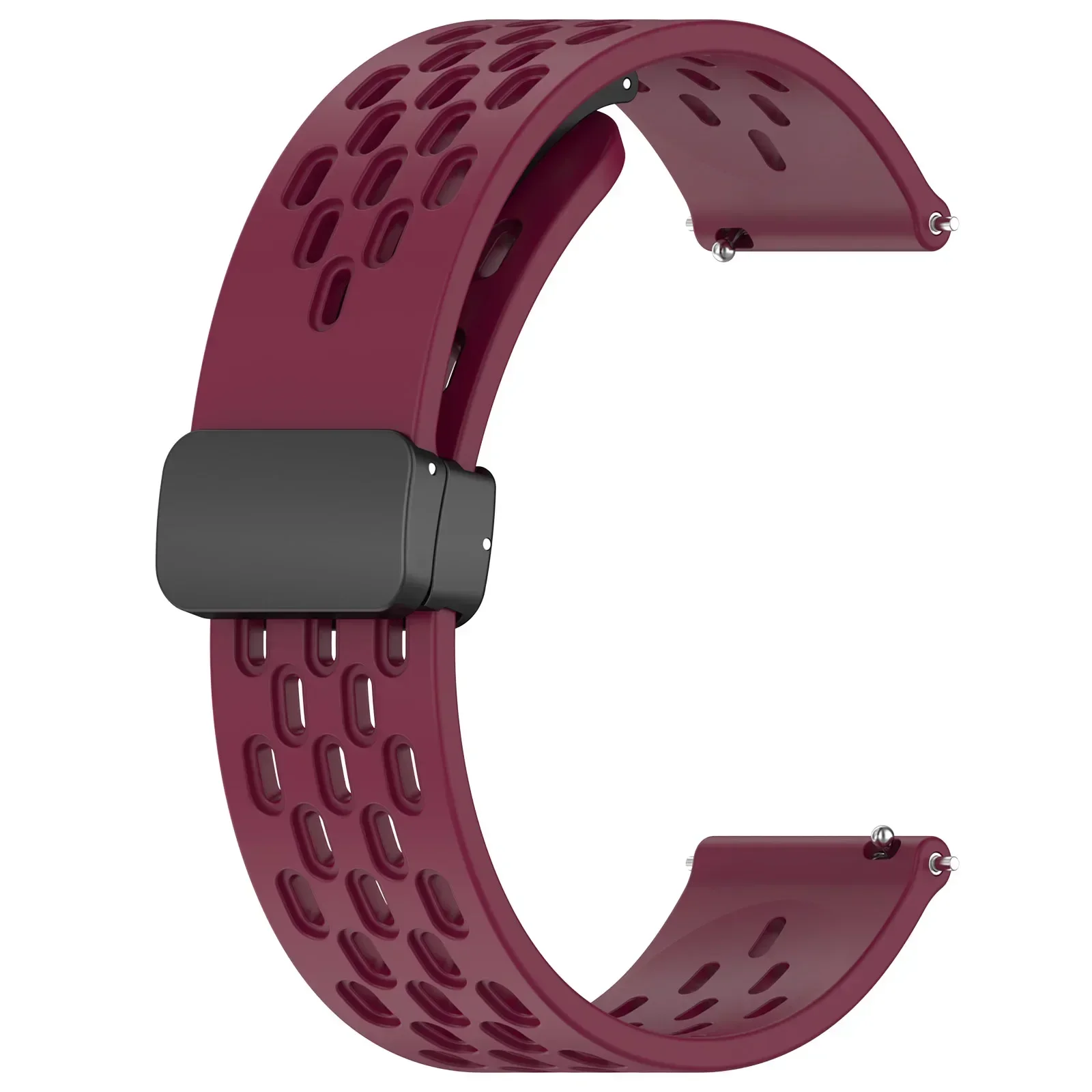Breathable Silicone Strap with Magnetic Buckle Band