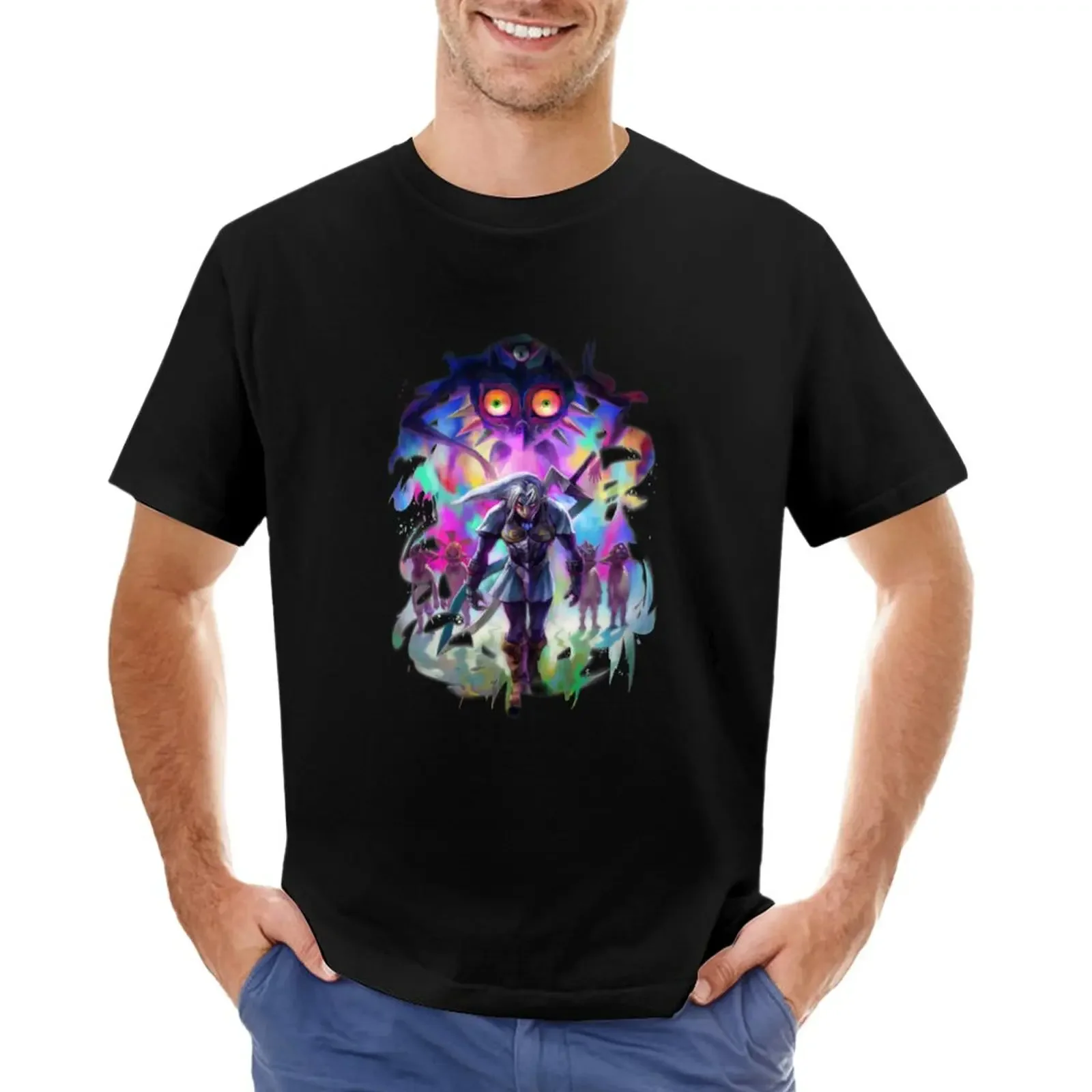 

Majoras The Legend 0f.Zelda - T-Shirt anime kawaii clothes sublime aesthetic clothes big and tall t shirts for men