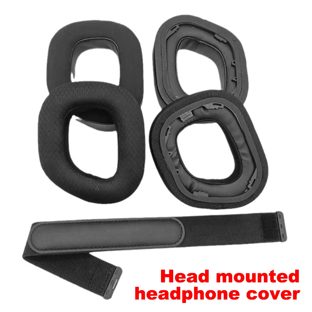 1 Pair Ear Pads for CORSAIR HS80 RGB Headphones Replacement Soft Foam Cushion Cover Breathable High Quality Earpads