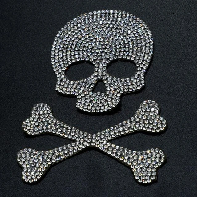 Rhinestone Garments Stickers Clothing Patches - Iron On Applique Patches  1pcs