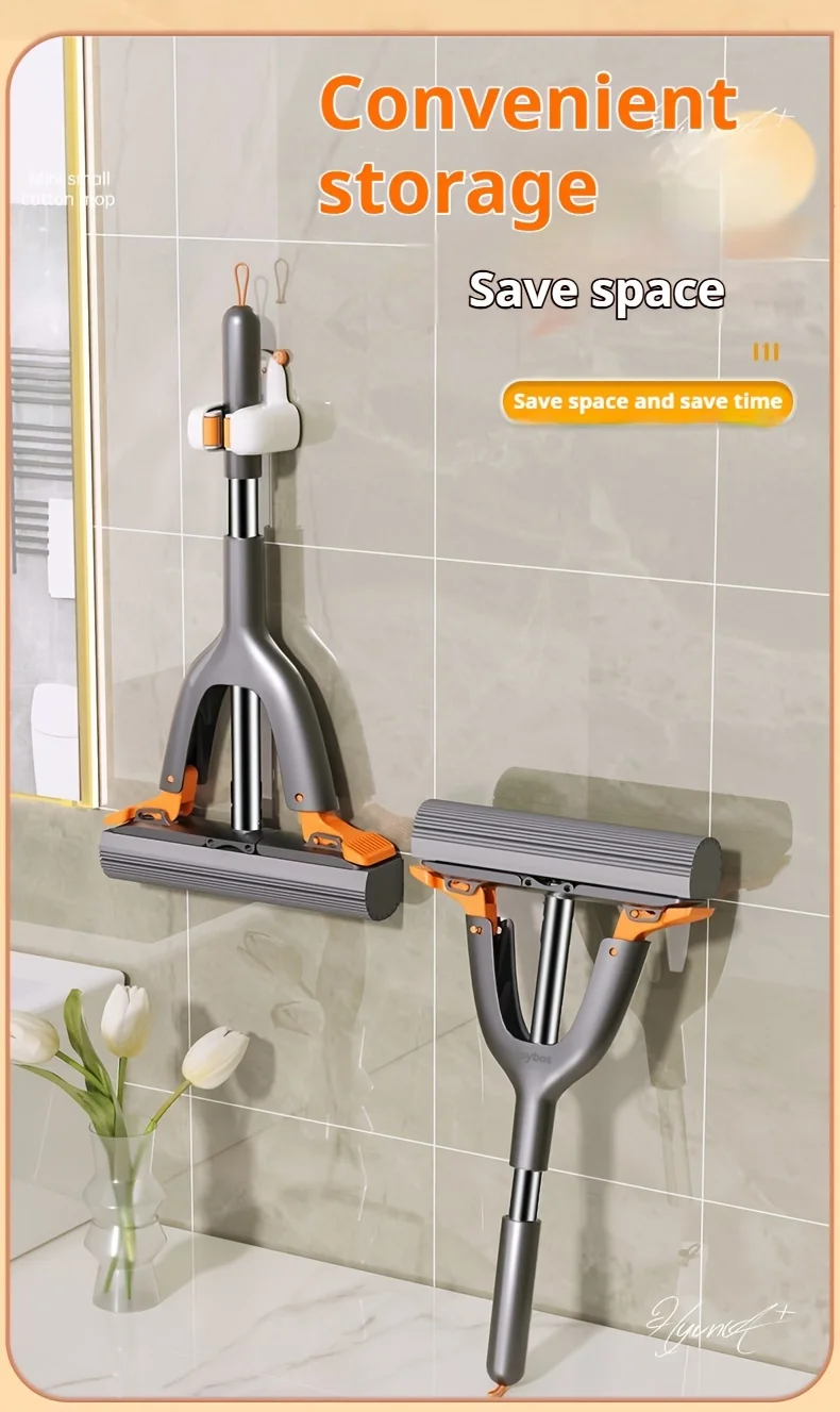 Mocio in spugna da tavolo, testa in cotone, piegabile a metà, mini mocio JOYBOS, straccio multifunzionale e pigro per cucina e soggiorno_voghion.com