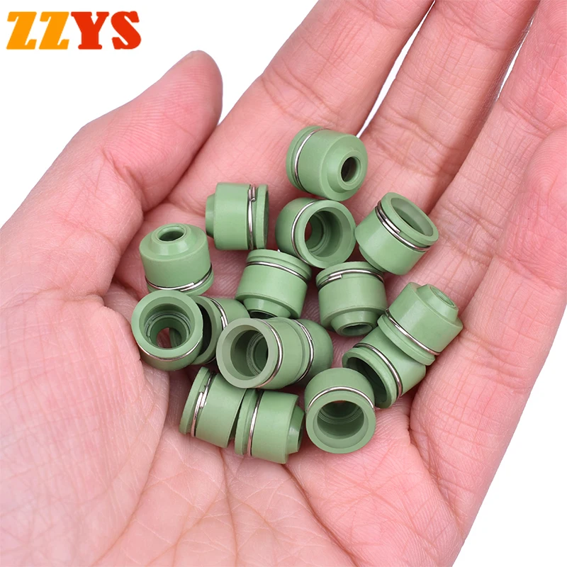 

16pc 3.5mm Motorcycle Engine Intake & Exhaust Valve Oil Seal For Yamaha FZR250 FZR250R 90-95 FZR250R EXUP 1996 ZEEL 1997 FZR 250