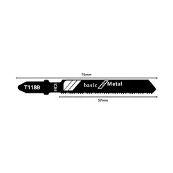 Set of High - Performance Jigsaw Blades for Precision Wood and Metal Cutting (1pc 76mm)