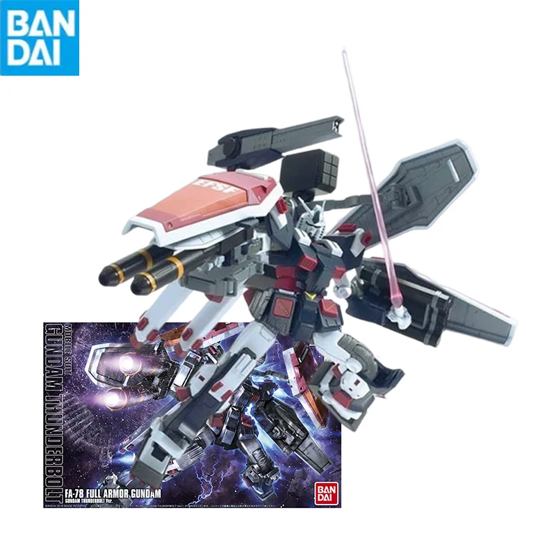 

Bandai Gunpla Hg 1/144 Fa-78 Full Armor Gundam Thunderbolt Ver Assembly Model Collectible Robot Kits Models Figures Kids Gift