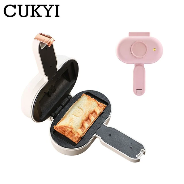 Mini Hot Dog Maker Double Side Instant Heating Taco Burrito Machine  Non-stick Sandwich Grill Spill-proof Toast Edge Seal Clip - AliExpress