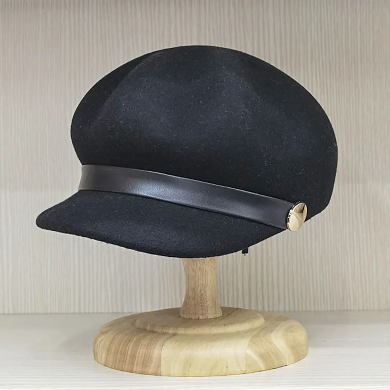 Women Beret Newsboy Hat French Wool Cap Classic Autumn Winter Hats
