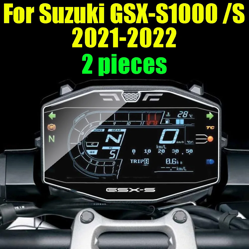 

For SUZUKI GSXS1000 GSX-S GSXS 1000 S GSX-S1000 2021 2022 Accessories Cluster Scratch Protection Film Dashboard Screen Protector