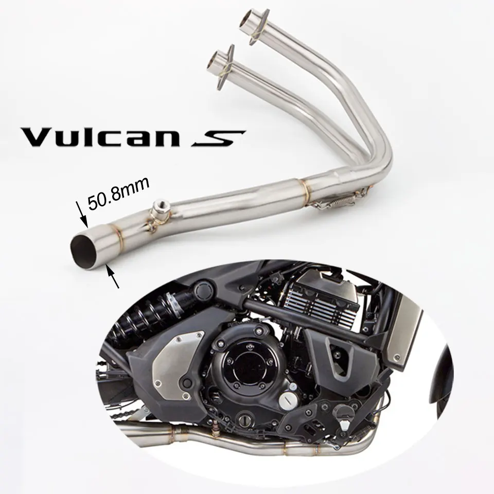 Scarico Moto Tubo Anteriore Modificato Per Kawasaki Vulcan S 650 650 S 650 S Vn650 En650 Vulcan S 650 Collettore Di Scarico