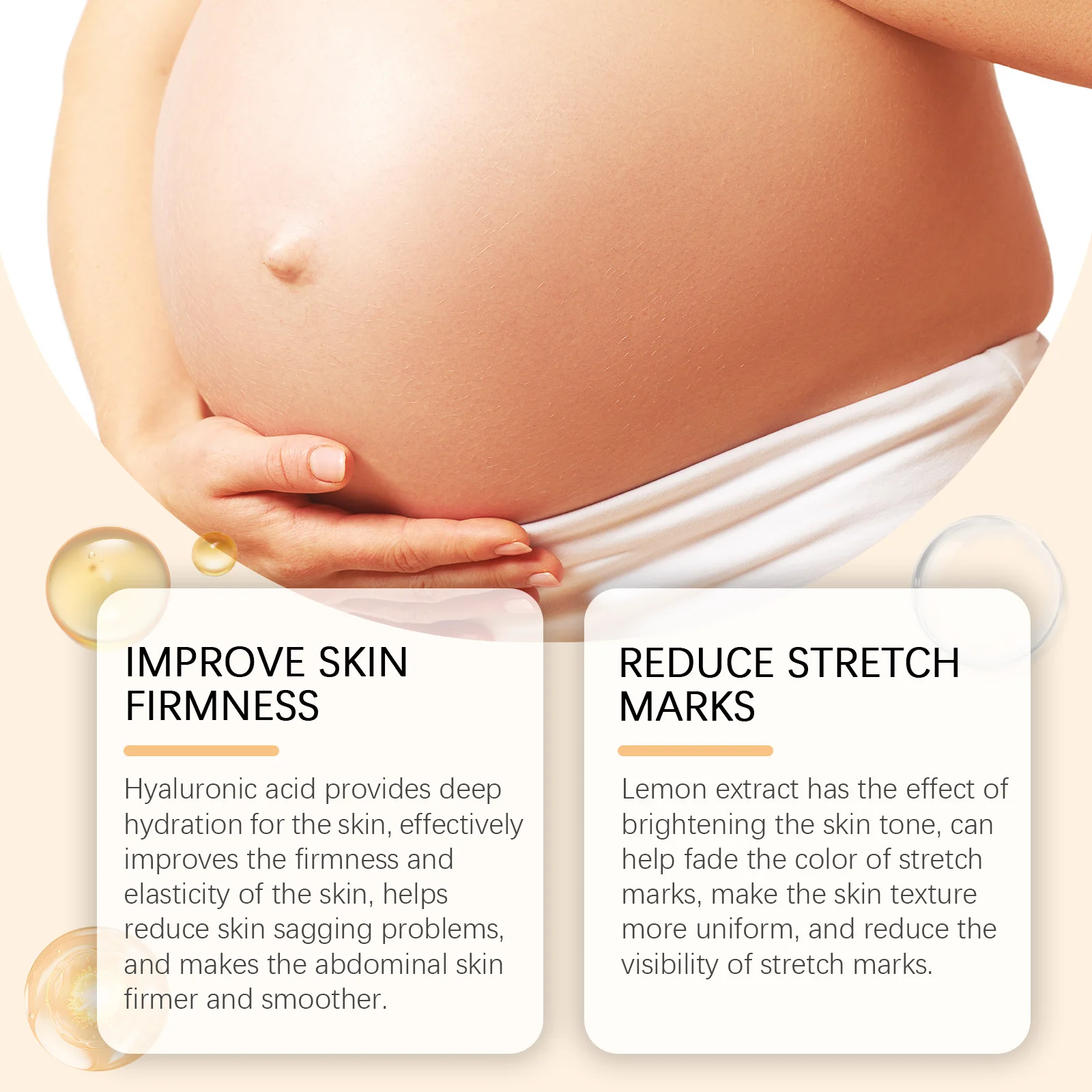 Stretch Marks Removal Cream Pregnant Women Repair Improve Sagging Moisturizing Nourish Soften Firming Belly Skin Smoothing Serum 3