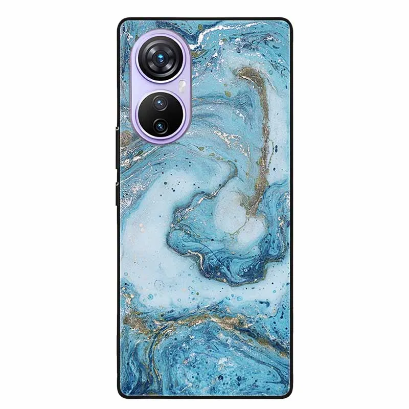 Lovely Marble Print Silicone TPU Phone Case - Soft Back Cover