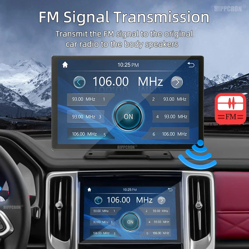 Wireless CarPlay 9 inch Android Auto Car Radio Multimedia Video Player IPS Touch