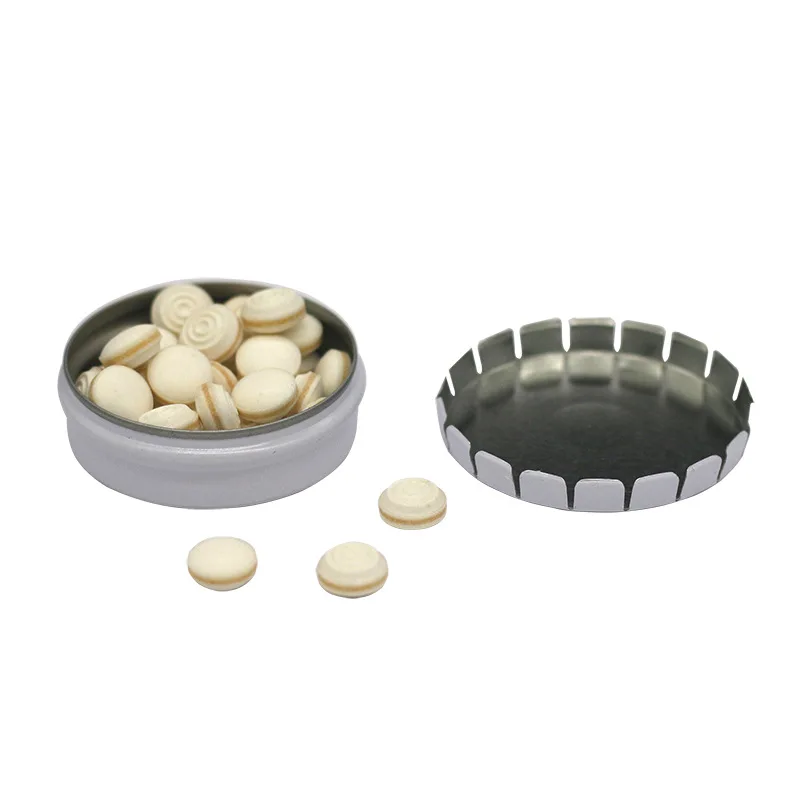 새로운 5PC 미니 탄성 Crackle 씹는 껌 보관 iRon 상자 작은 사탕 의학 알약 포장 상자 컨테이너 금속 수 주최자