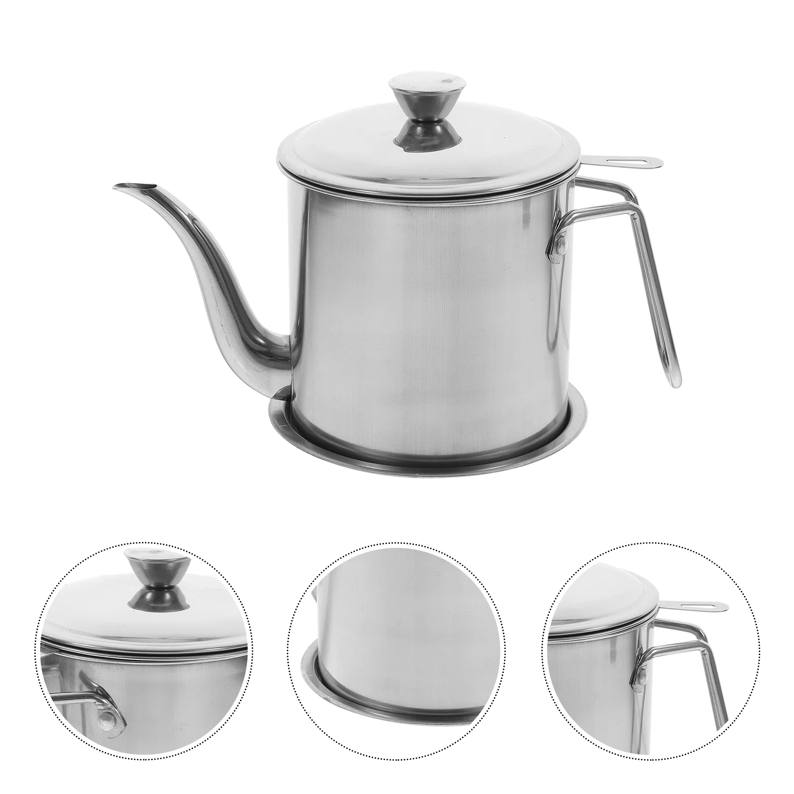 

Stainless Steel Oil Pot Strainer Dispenser Bottle for Kitchen Filtering with Filterable