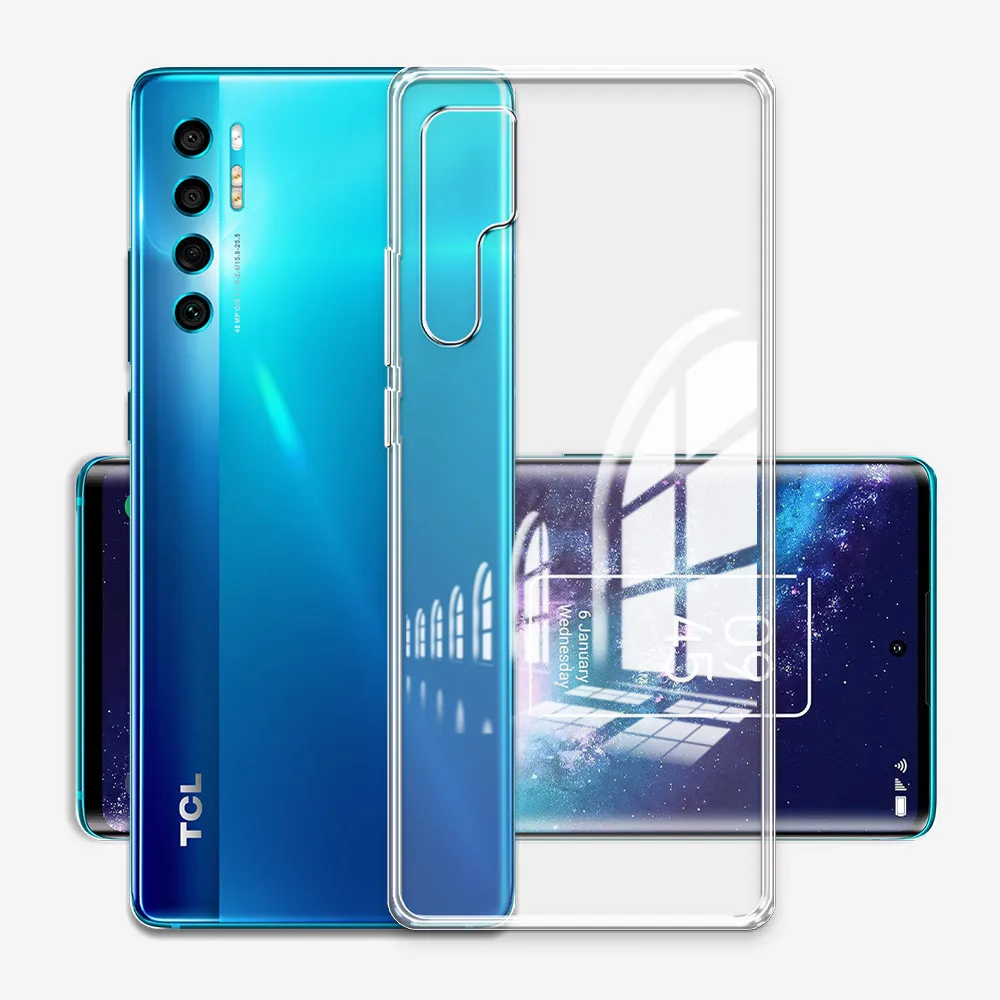 Для TCL 20 Pro 5G T810H Fundas Clear Silicone Soft чехол для TCL 20 чехол для телефона противоударный защитный чехол для TCL20Pro чехол Coque
